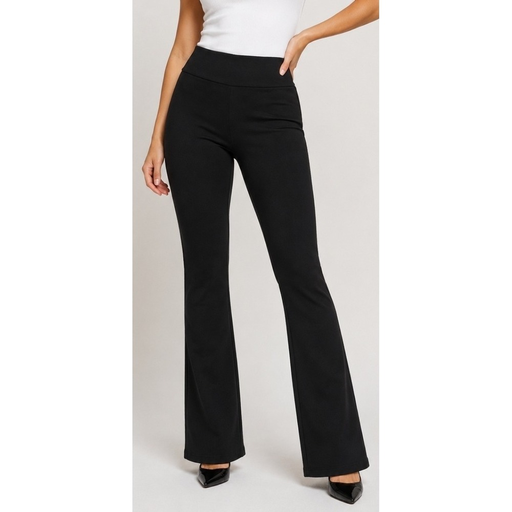 Express Supersoft Black Doubleknit Boot High Rise Pants Pull On Womens Small